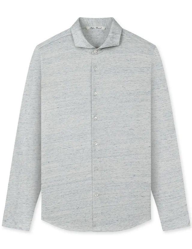 Stefan Brandt Lennon camicia cotone regular