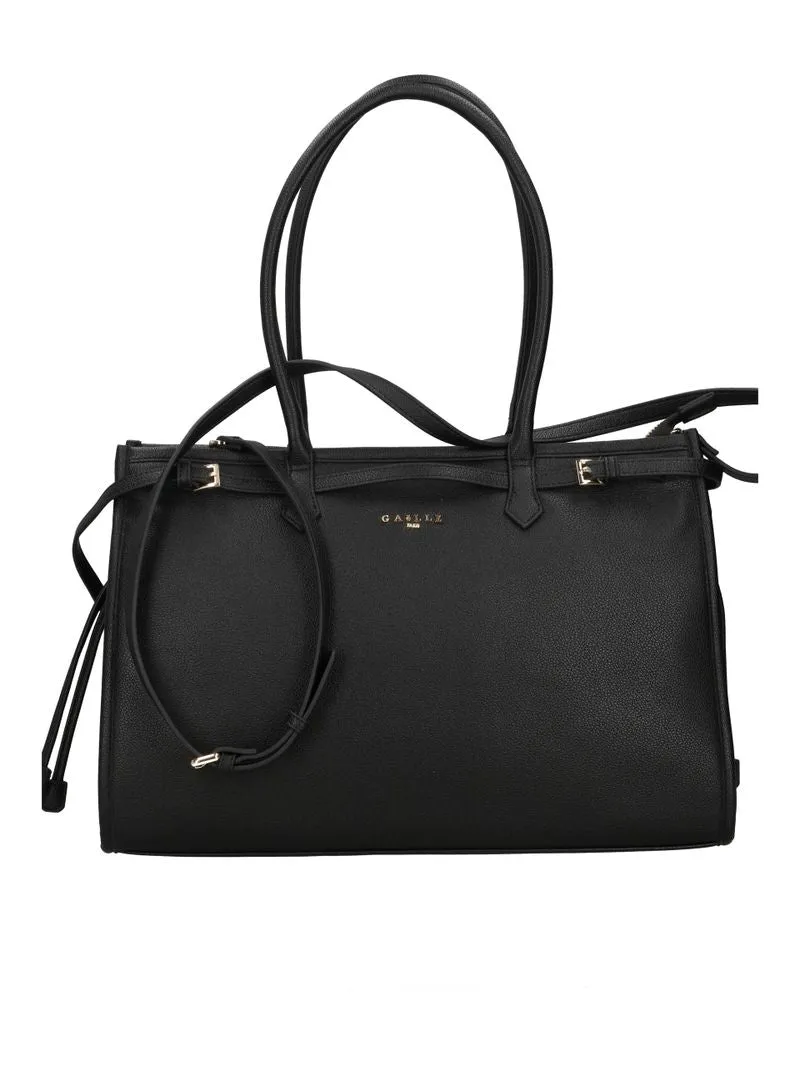 Gaelle Paris GAACW03043 Maxi Shopper Nero Ecopelle