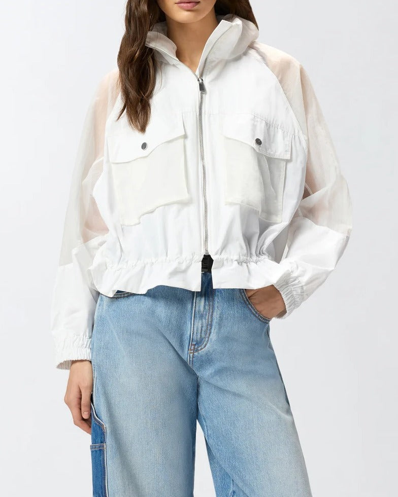 Pinko Beth 106592 A325 Giacca Donna Bianco Tecnico