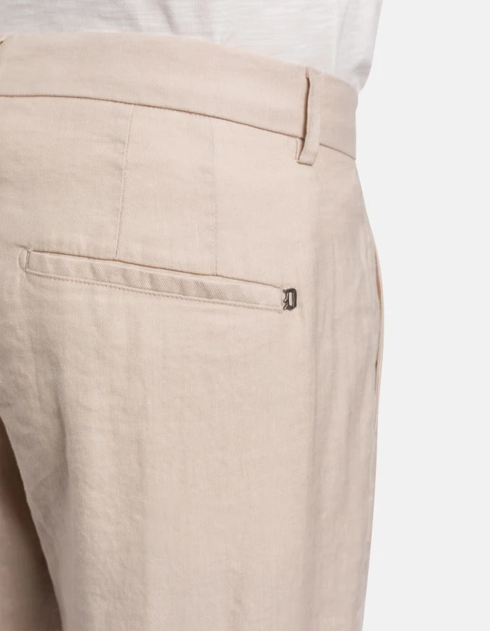 Dondup Pablo UP525 Pantaloni Uomo Avena Latte