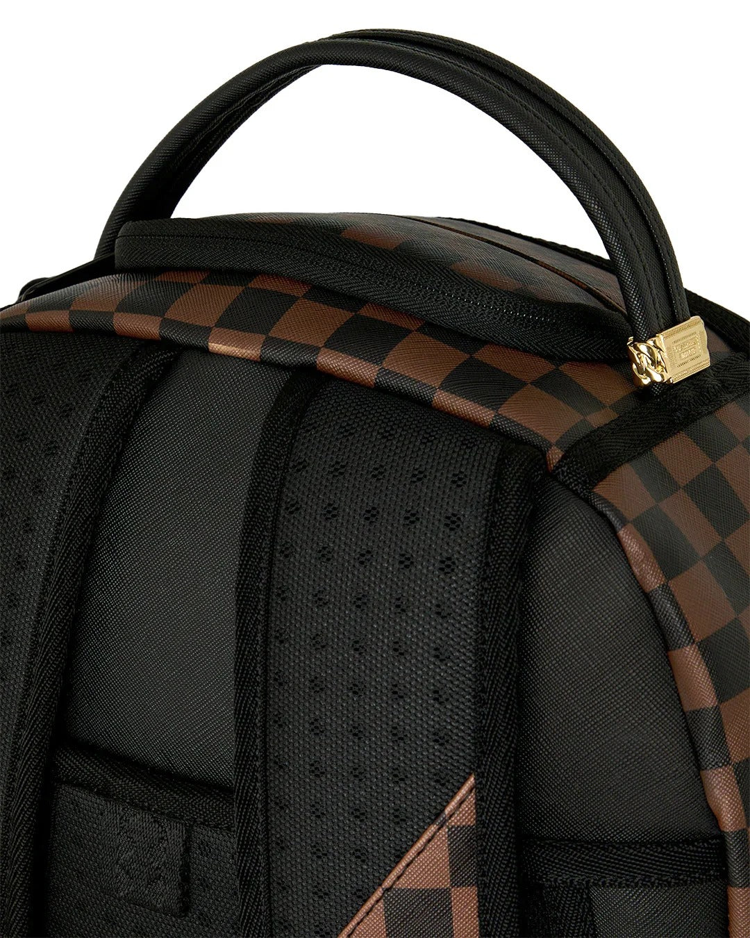 Sprayground Stitch Breakout 910B9174NSZ zaino marrone PVC