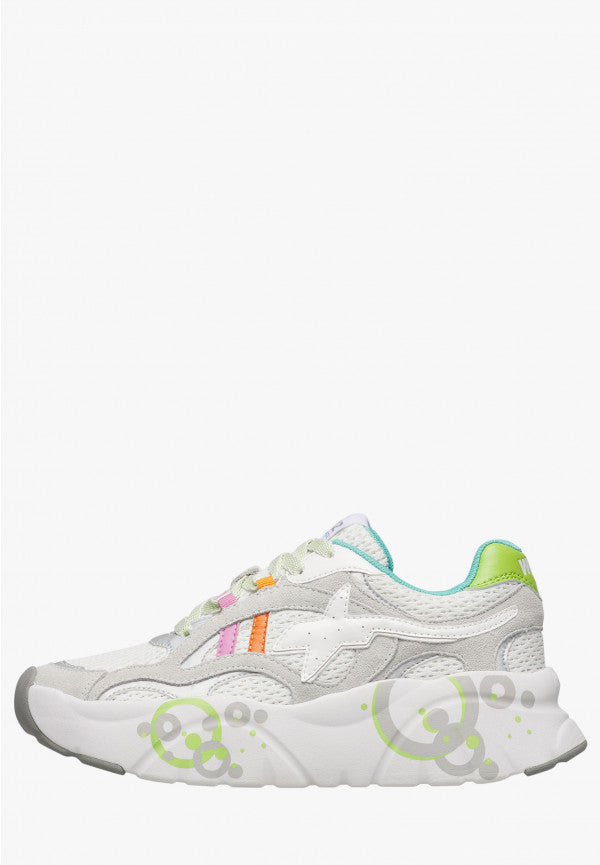W6YZ Ida-W 2019831 sneaker donna bianco multicolor