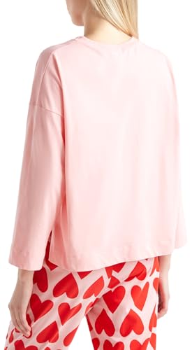 Benetton 3VD03M05U Maglia Pigiama Donna L Cotone
