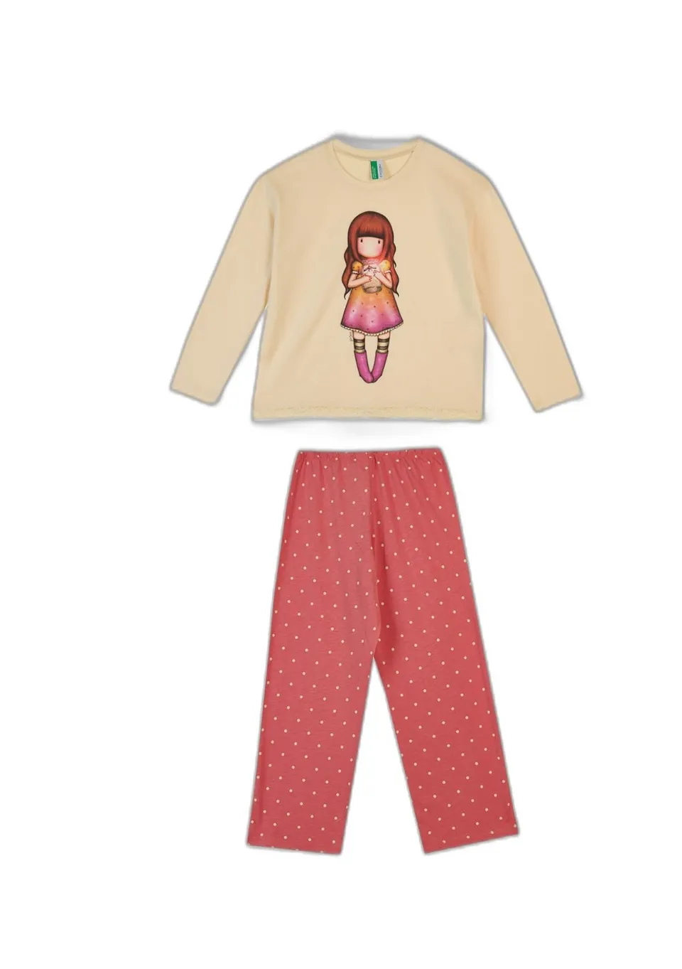 Benetton Pigiama Gorjuss Bambina S Manica Lunga
