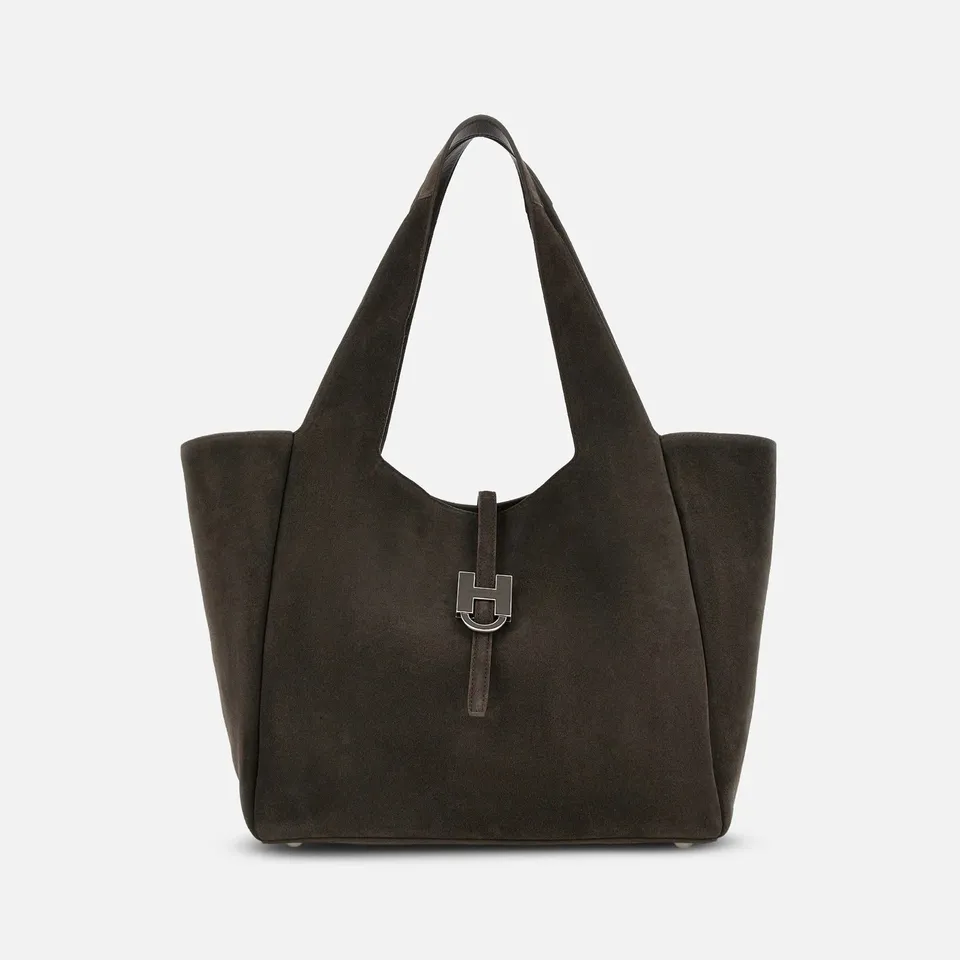 Hogan Shopping Trend KBW01XA1300UGM borsa marrone pelle