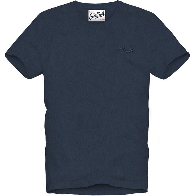 MC2 Saint Barth Gary T-shirt Uomo Navy spugna cotone