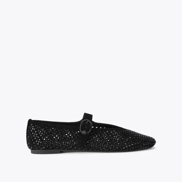 Kurt Geiger Mayfair 2656300209 Ballerina Nera Cristalli