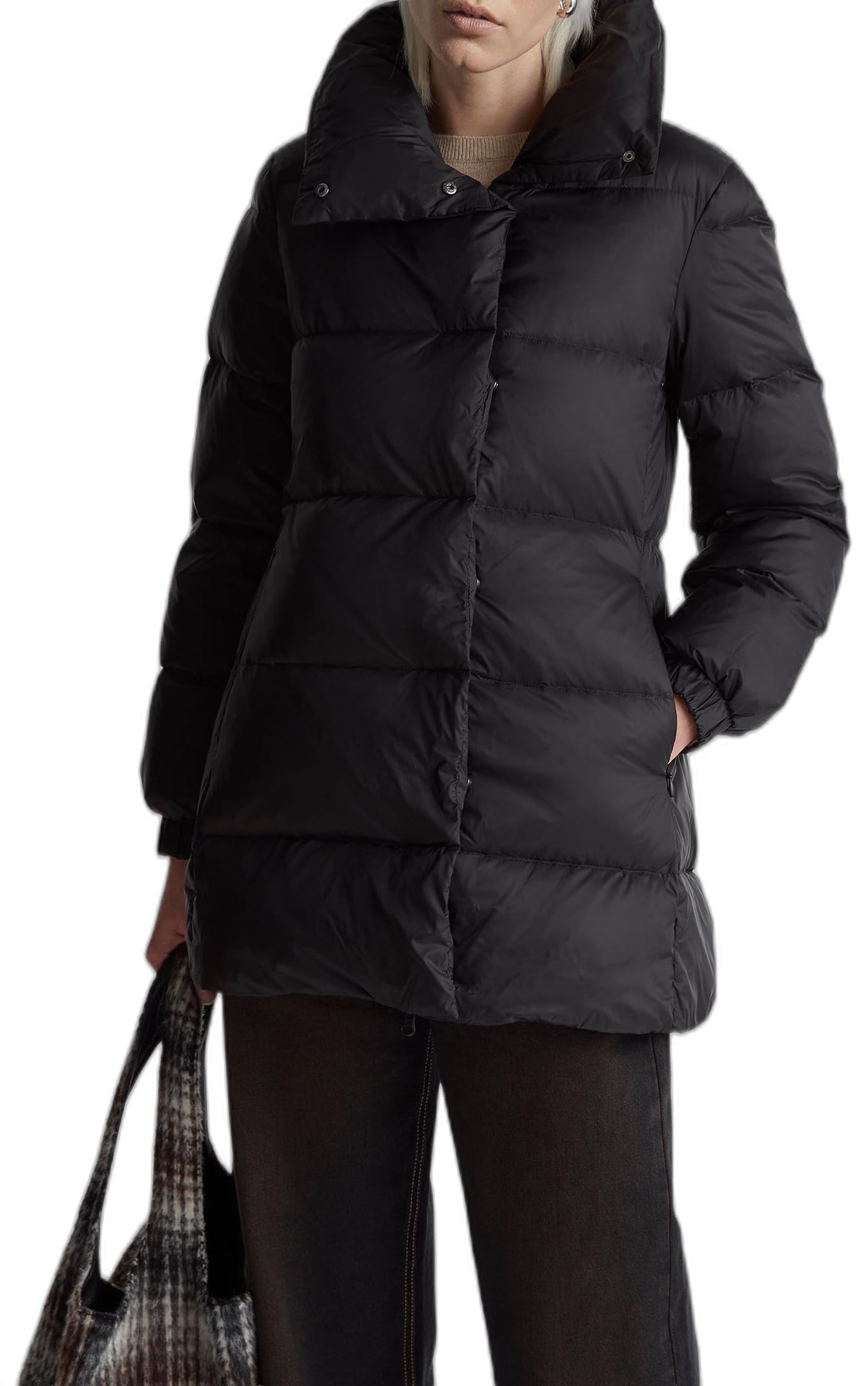 Benetton 2NIWDN08X Giacca Donna XXS Piuma Riciclata