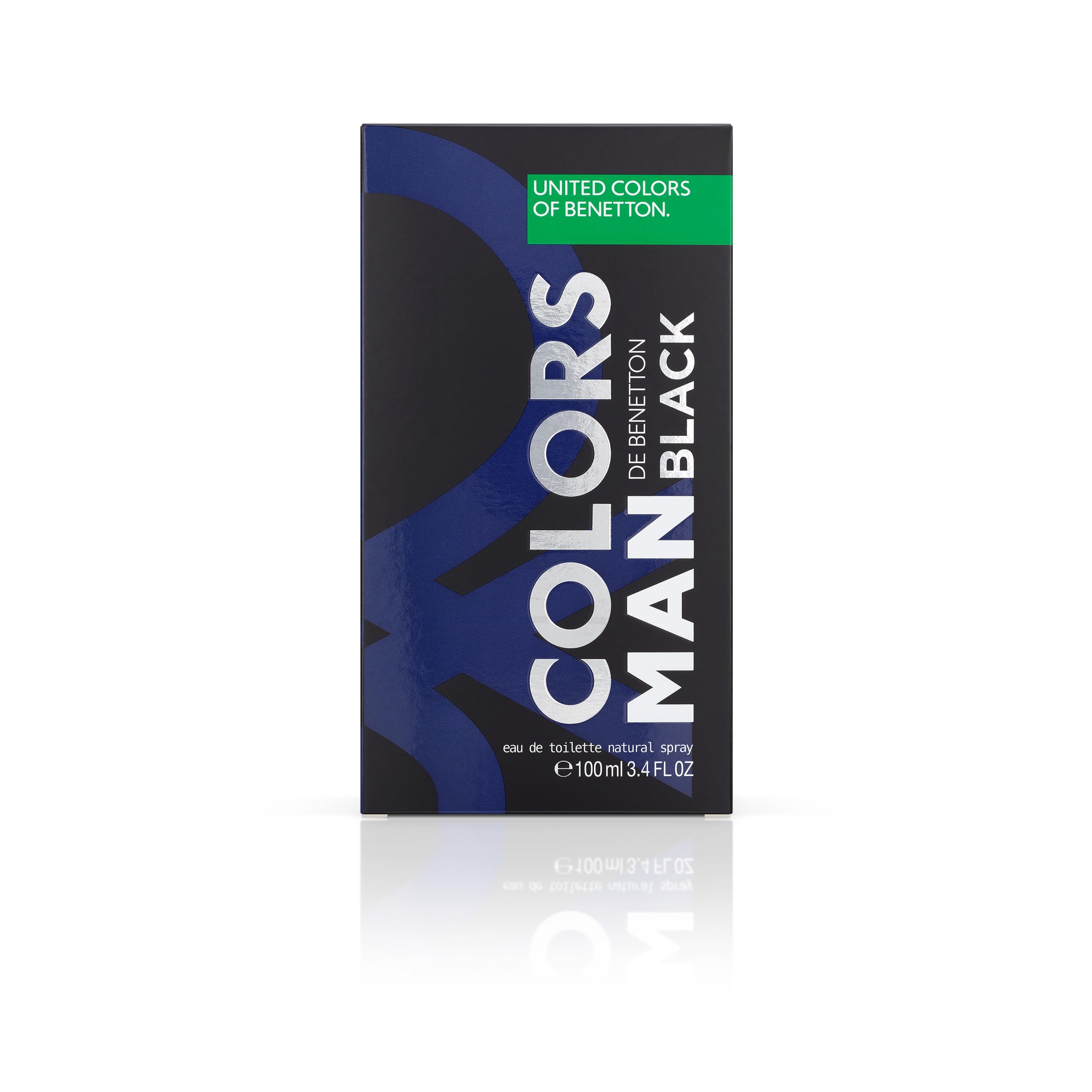 Benetton Black Eau de Toilette Uomo 100 ml Legnoso