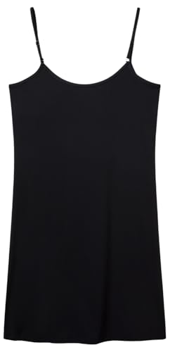 Benetton Intimo e Pigiami 30GJ1V001 Sottoveste Donna XS Nero Elastico