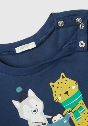 Benetton T-Shirt Bimbo Maglietta 74 Cotone Organico