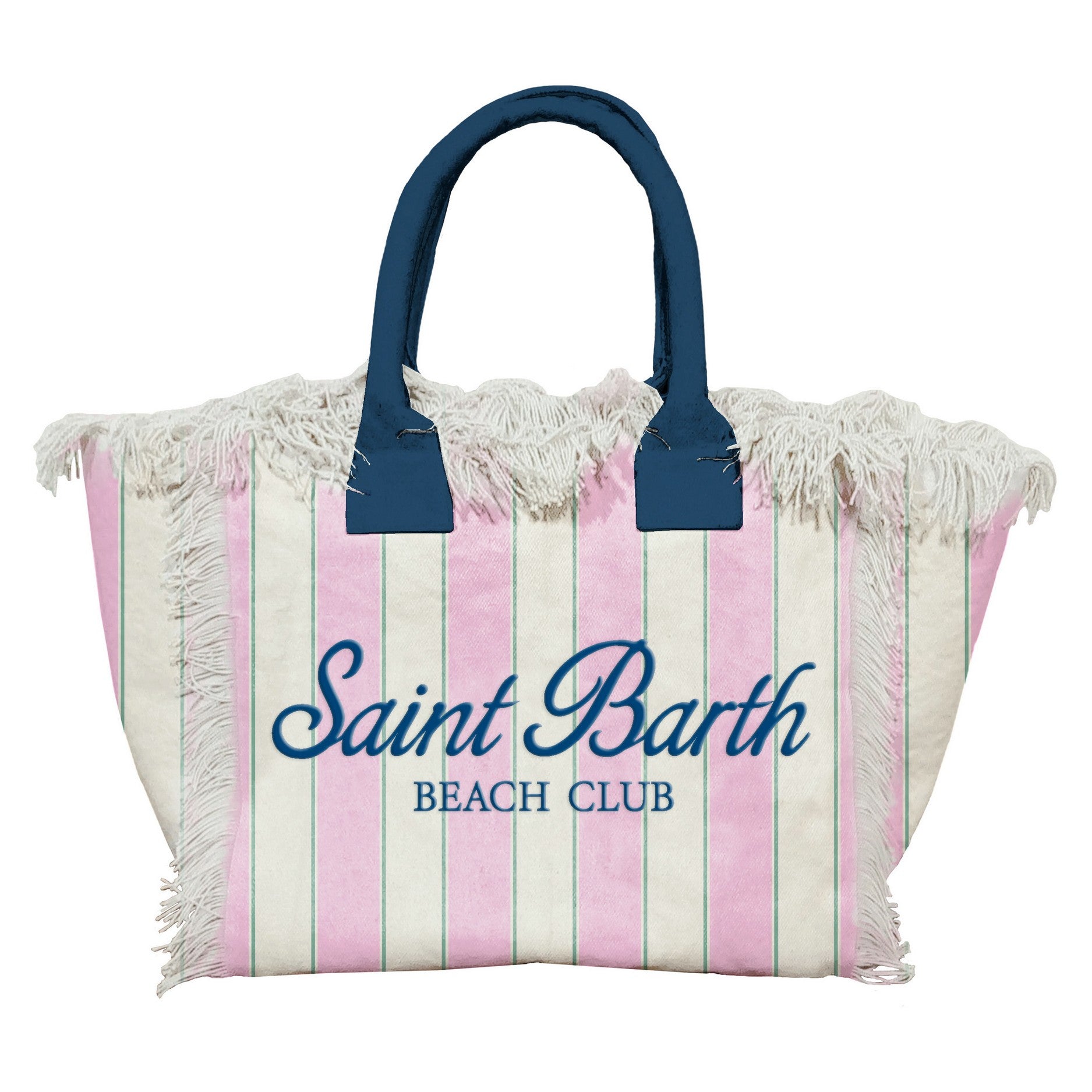 MC2 Saint Barth Colette Borsa Canvas Rosa Navy