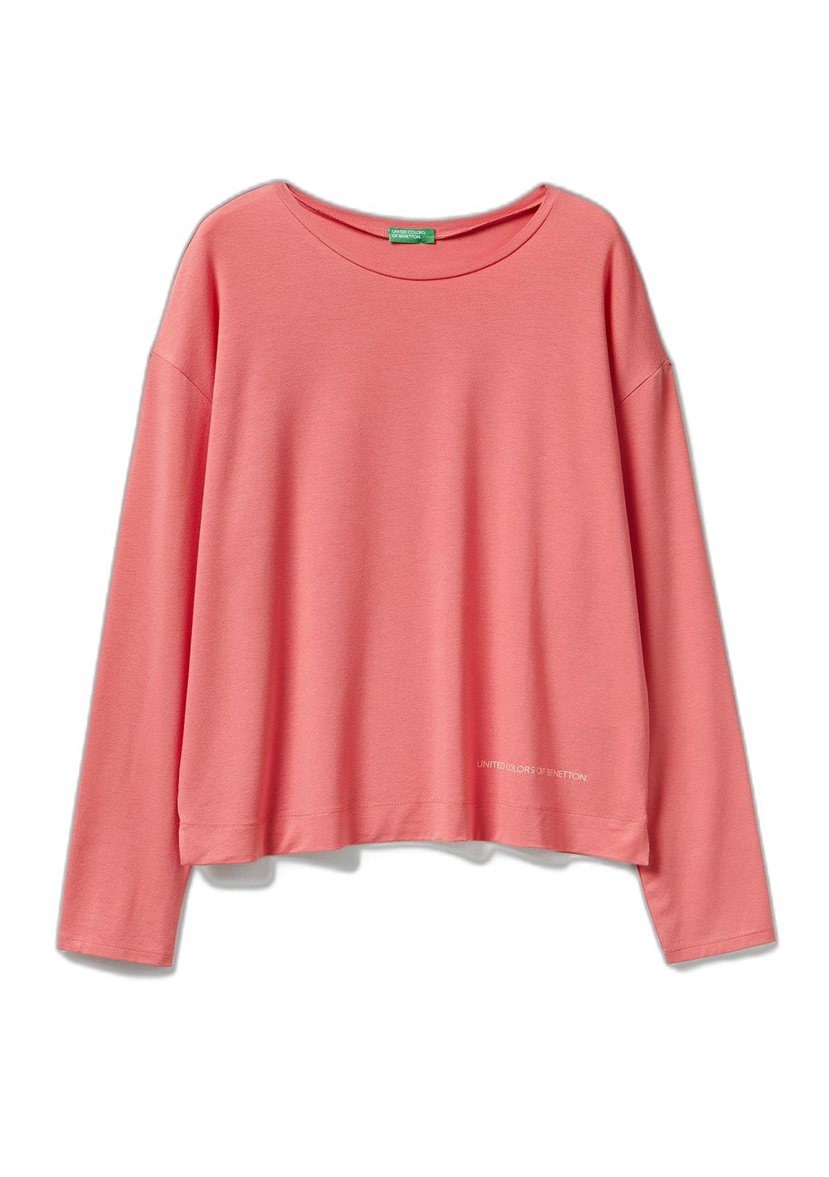 Benetton 36MX3M07B maglia pigiama donna in modal manica lunga