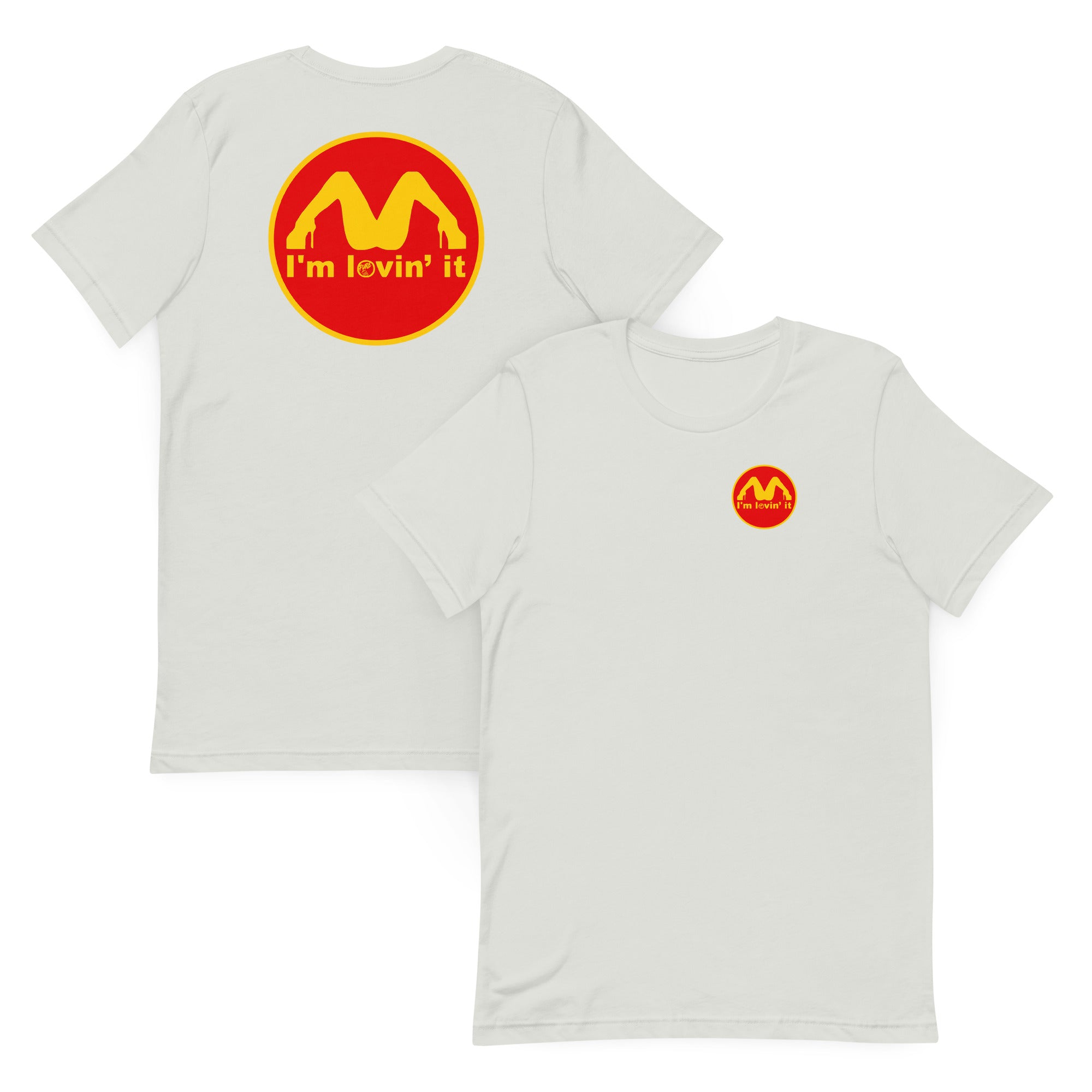 Pure Trash I'm Lovin It maglietta uomo Berry cotone