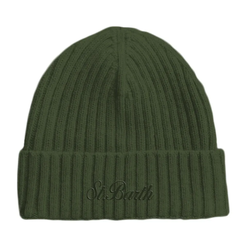MC2 Saint Barth Wengen Wool berretto uomo military lana
