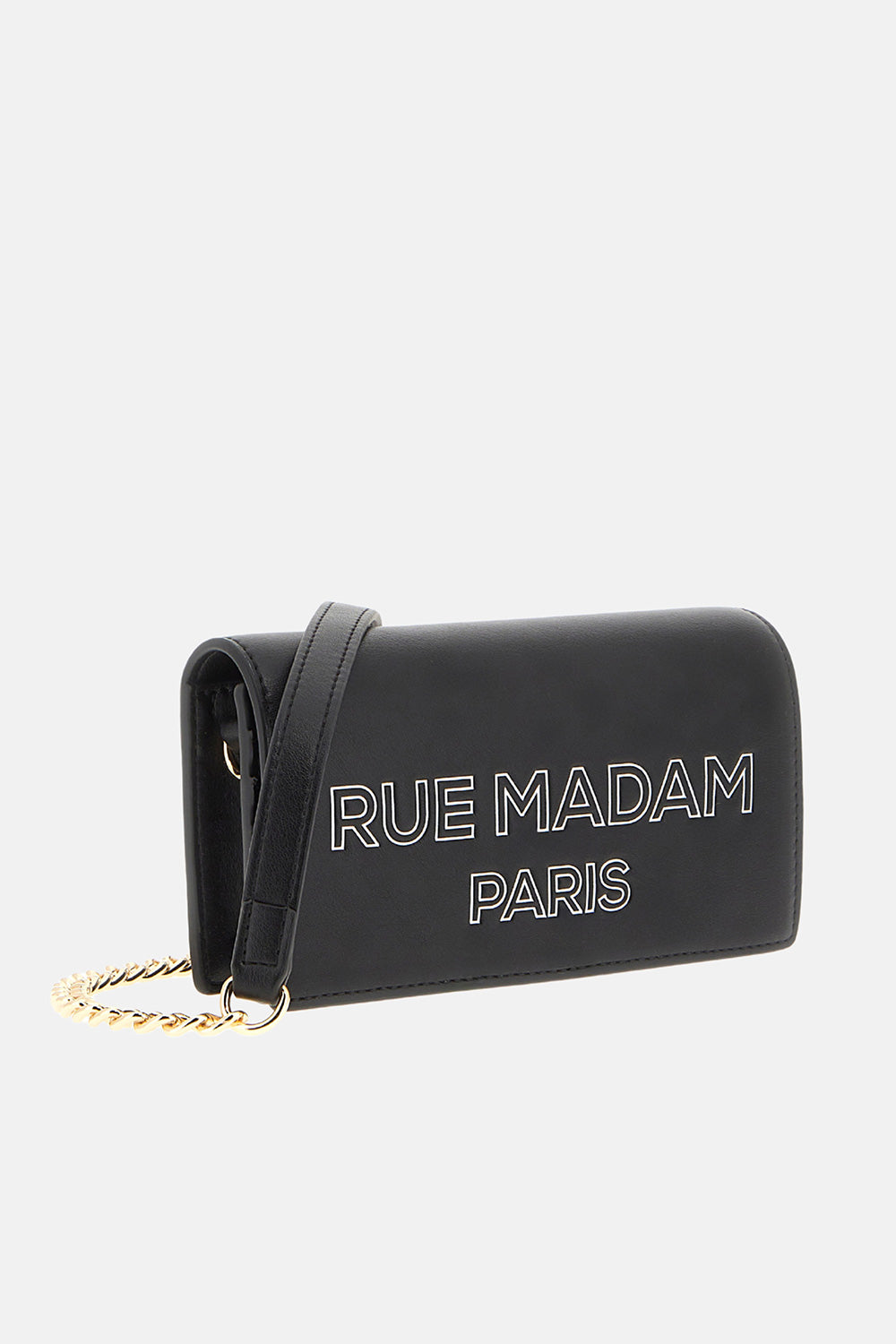 Rue Madam 1576 The Case Spring Borsa Nera Ecopelle