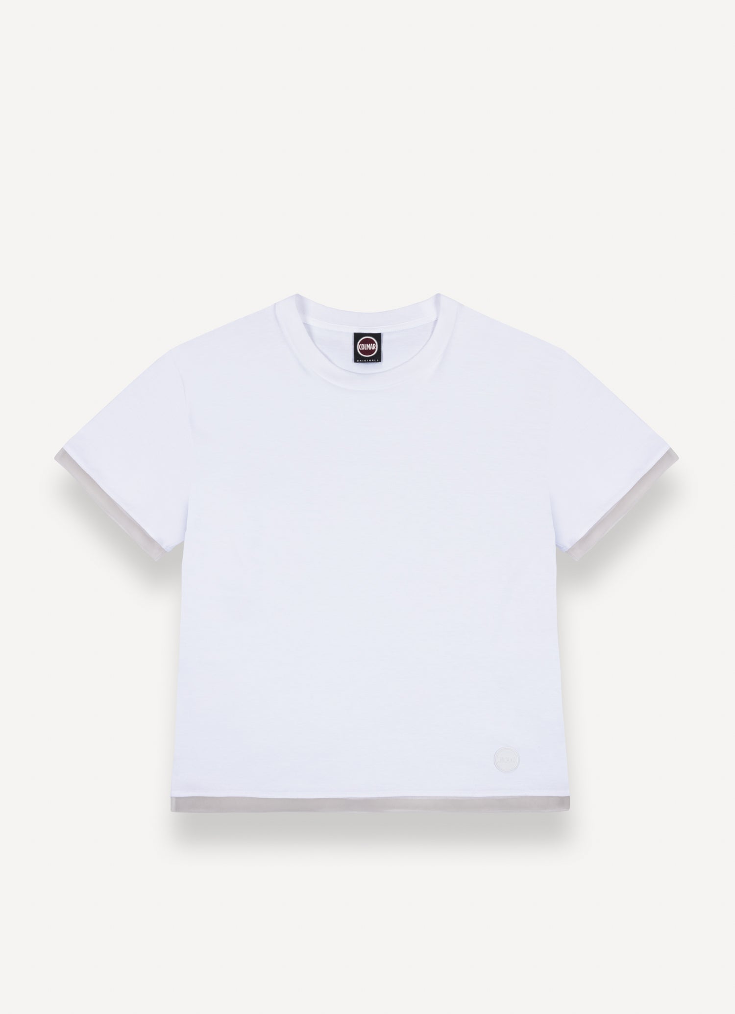 Colmar Frida 8674 T-Shirt Bianco Cotone Tulle Donna