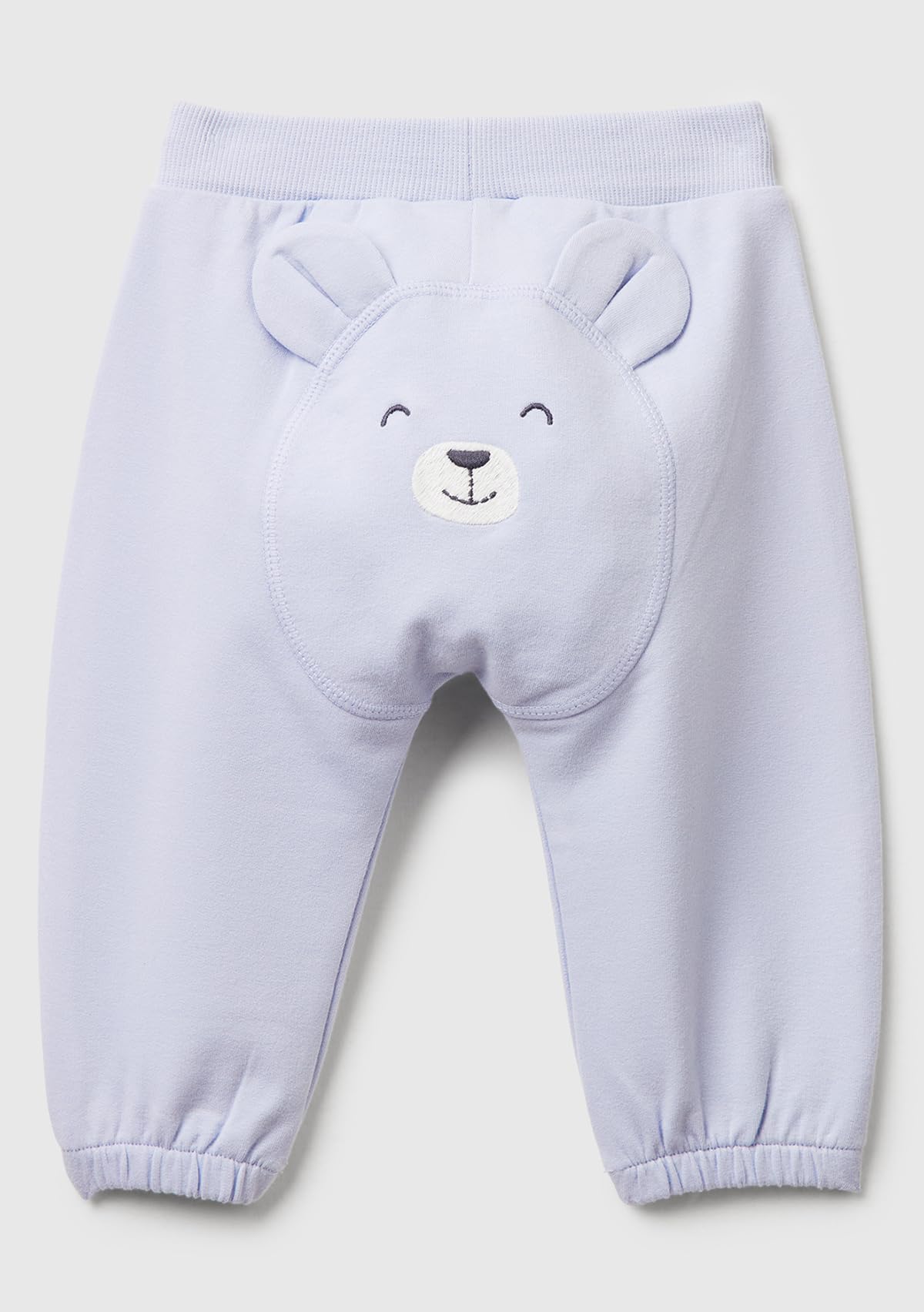 Benetton Pantalone Felpa Organica Unisex Ricamo Animali