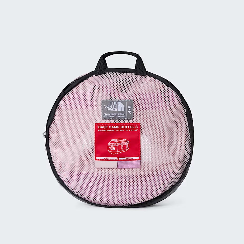 The North Face Base Camp Duffel S NF0A52ST borsone rosa 50L