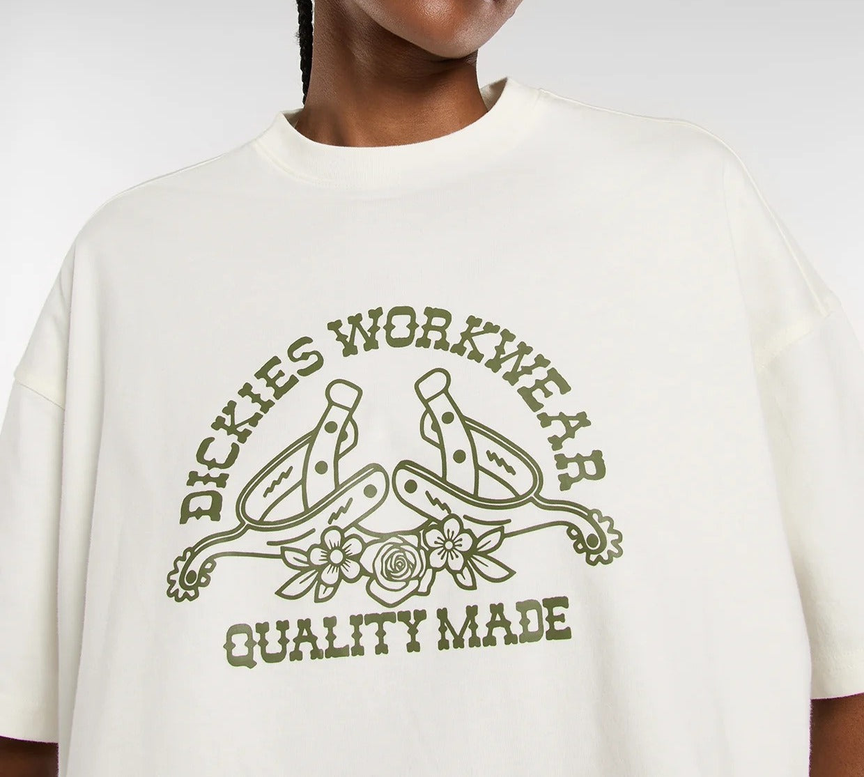 Dickies Bettsville DK0A8838 t-shirt donna airone cotone