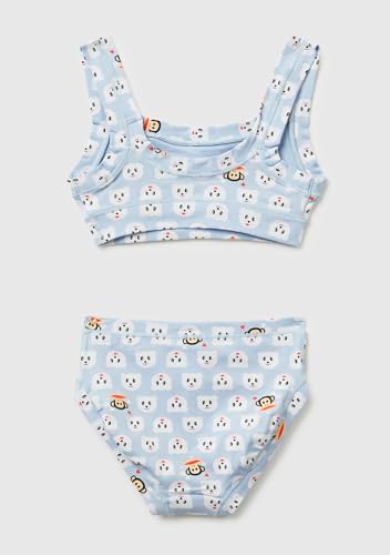 Benetton Paul Frank completo bambina 130 slip brassiere elastico