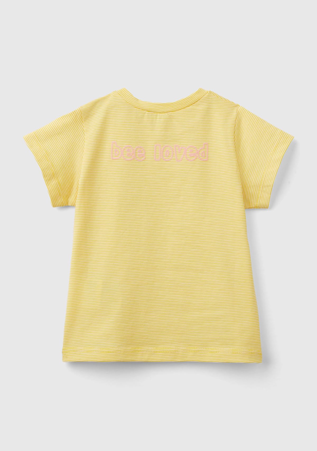 Benetton 3QFNA104E T-Shirt Bimba 74 Cotone con Stampa
