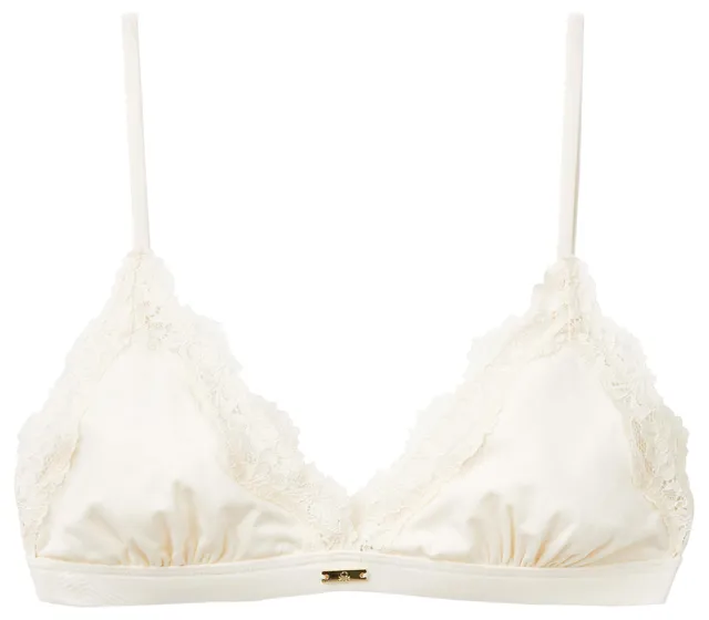Benetton 30gj1r01w reggiseno donna M triangolo pizzo