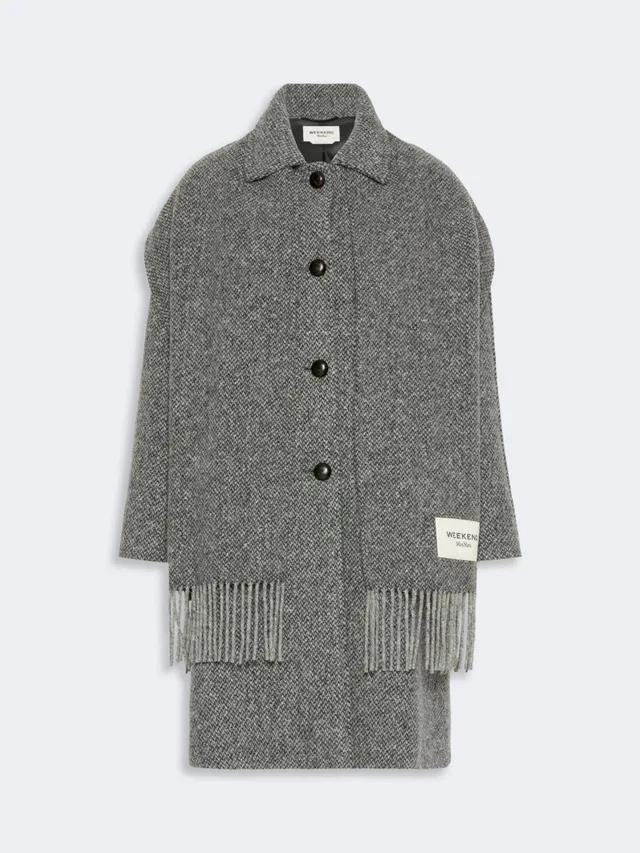 Weekend Max Mara Latino WKDLATINO016 cappotto antracite lana