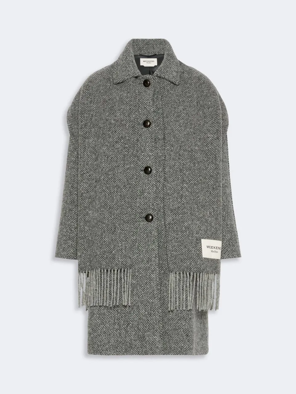 Weekend Max Mara Latino WKDLATINO016 cappotto antracite lana