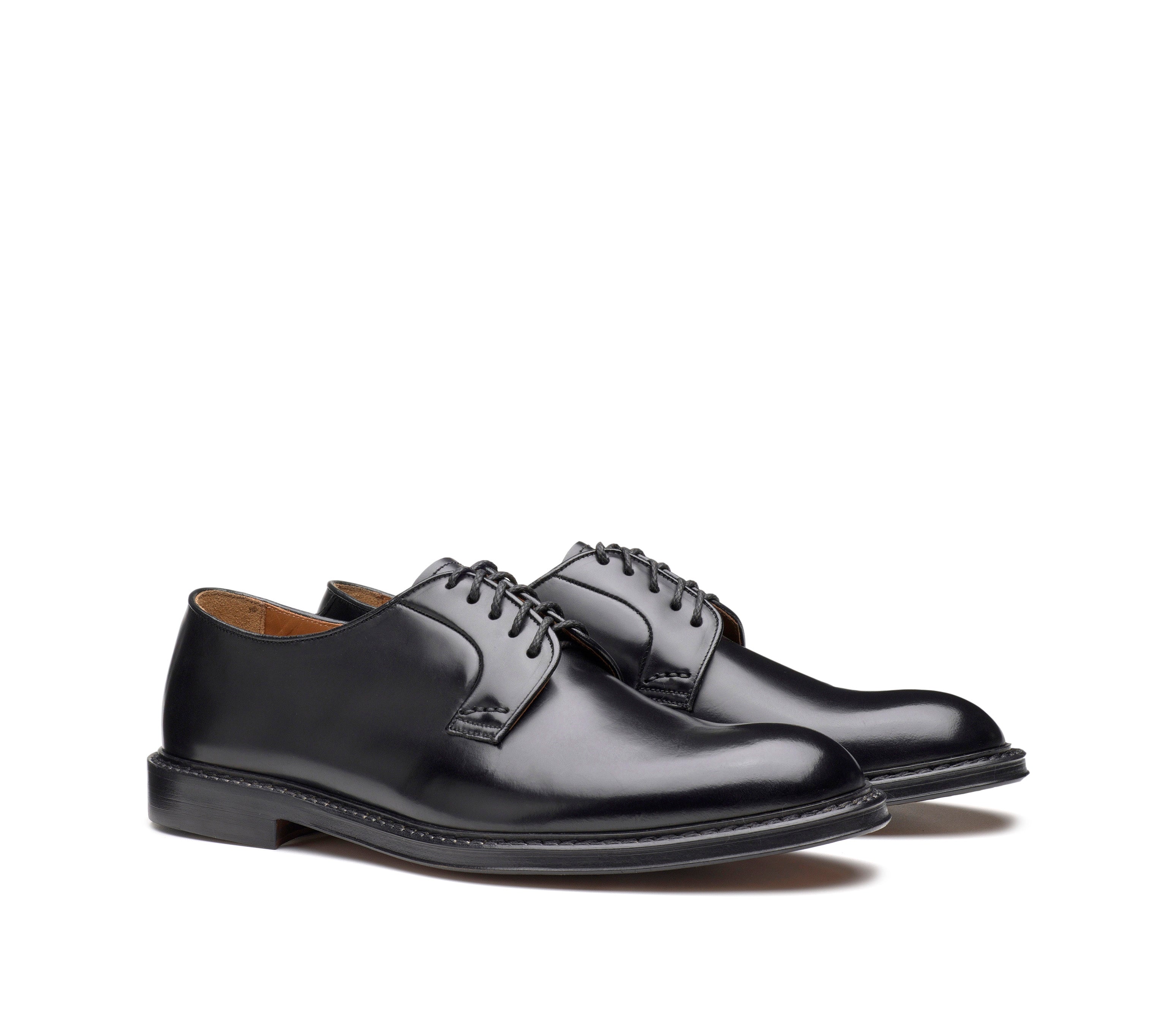 Doucal's Derby Horse DU1385PHOEUY007 scarpa derby nero pelle