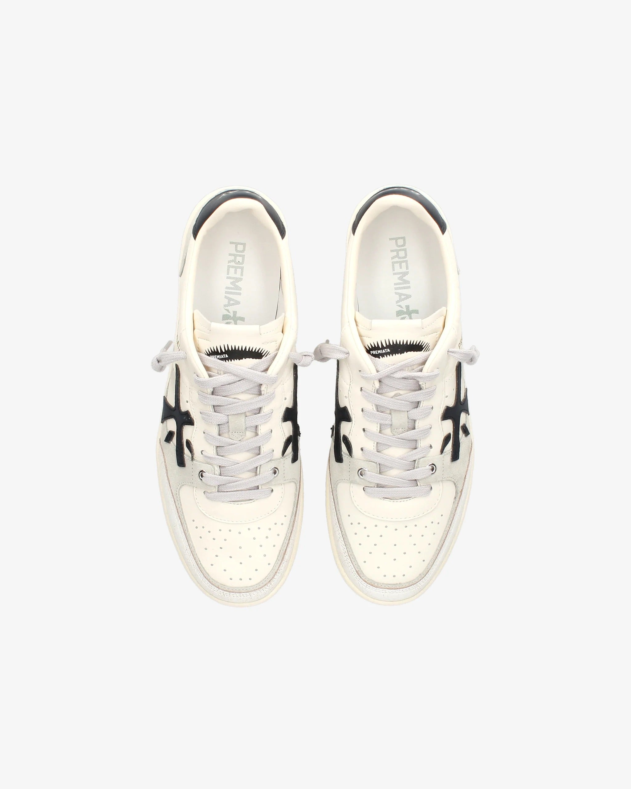 Premiata BSKTCLAY Sneakers Uomo Bianco Pelle 7262
