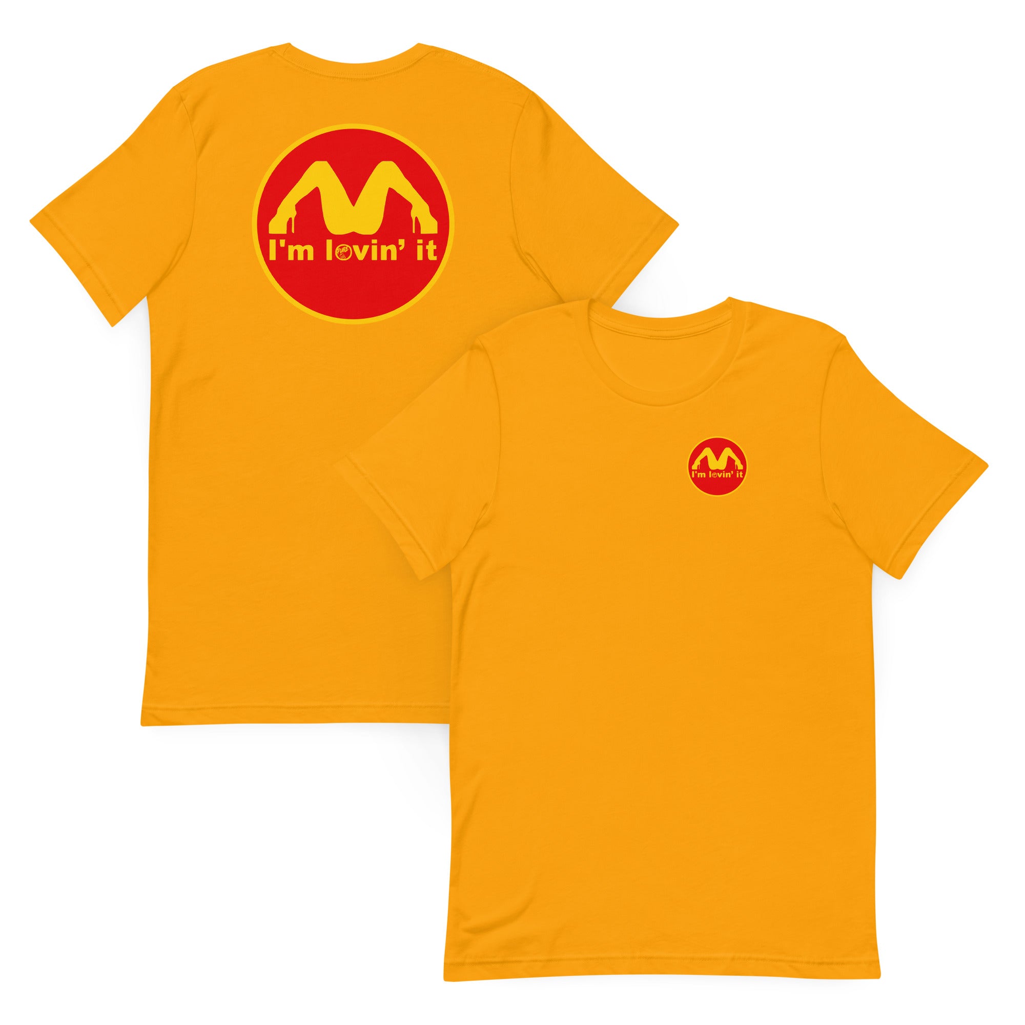 Pure Trash I'm Lovin It maglietta uomo Berry cotone