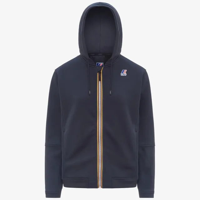 K-Way Prosper K4147LW Felpa Unisex Blue Depth Cotone