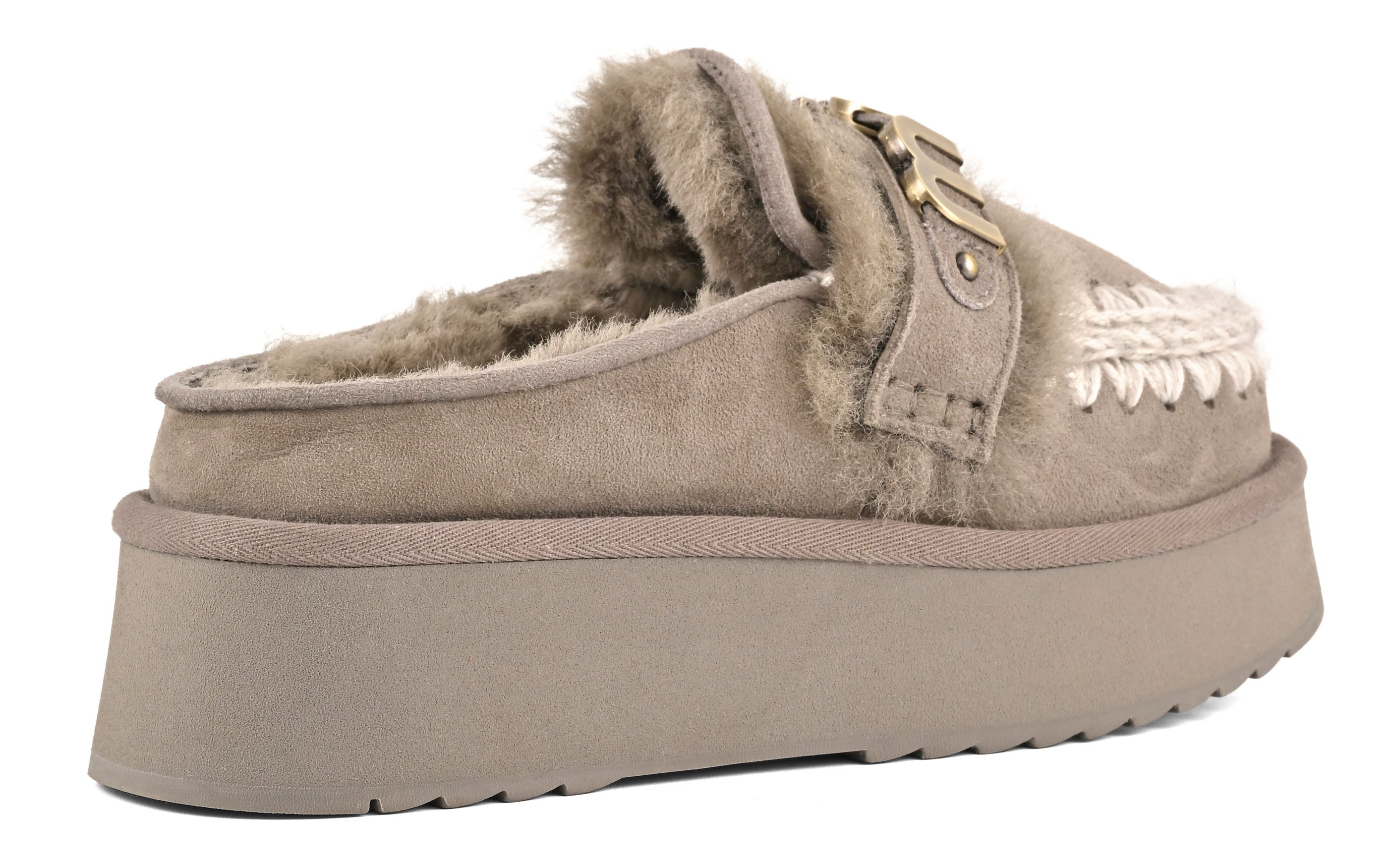 Mou Platform Clog FW681006A ciabatta donna new grey