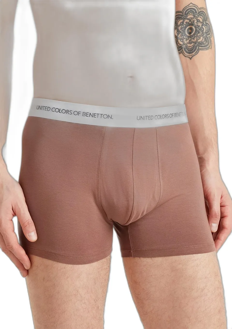 Benetton Boxer Cotone Organico Gamba 9 cm