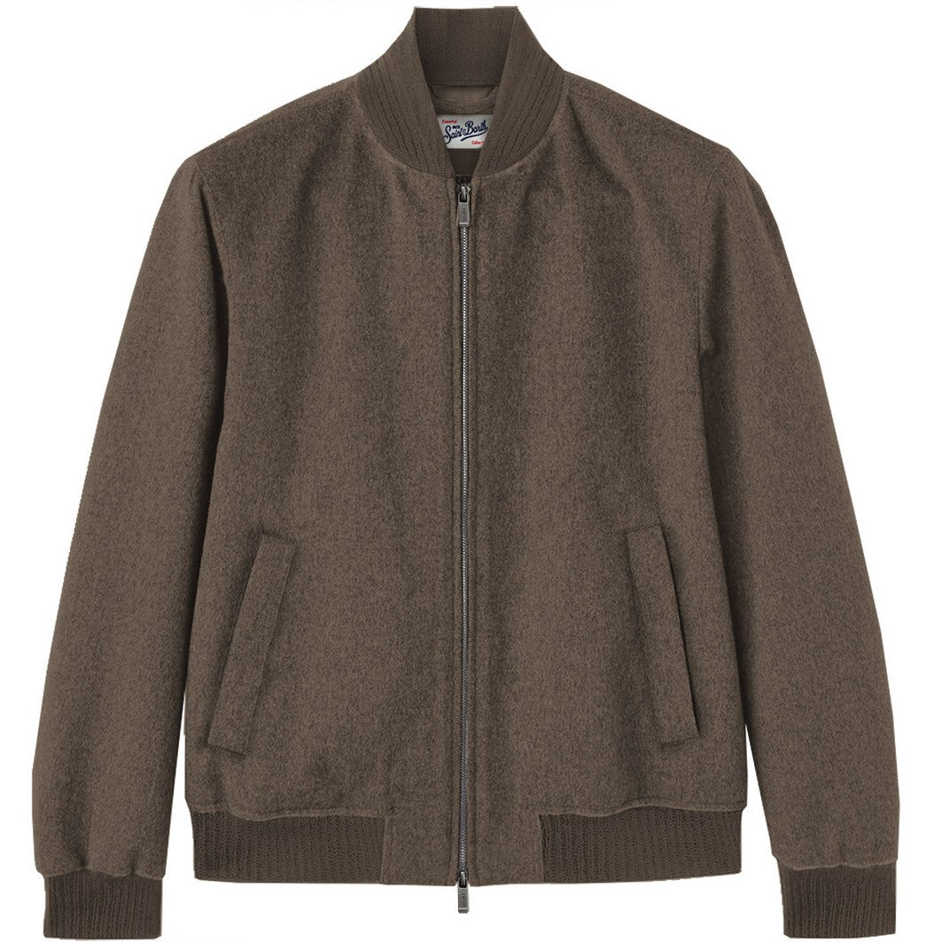 MC2 Saint Barth Camden Wool-Nut giacca uomo Nut lana
