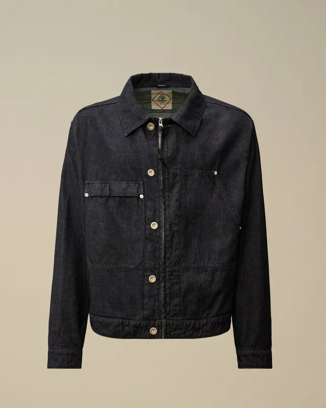 C.P. Company 20MOW161A Giacca Uomo Denim Blue cotone