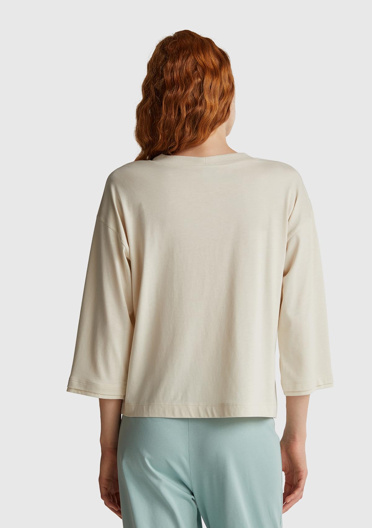 Benetton Intimo e Pigiami 3Y5E3M07S Maglia Pigiama Donna XS Cotone