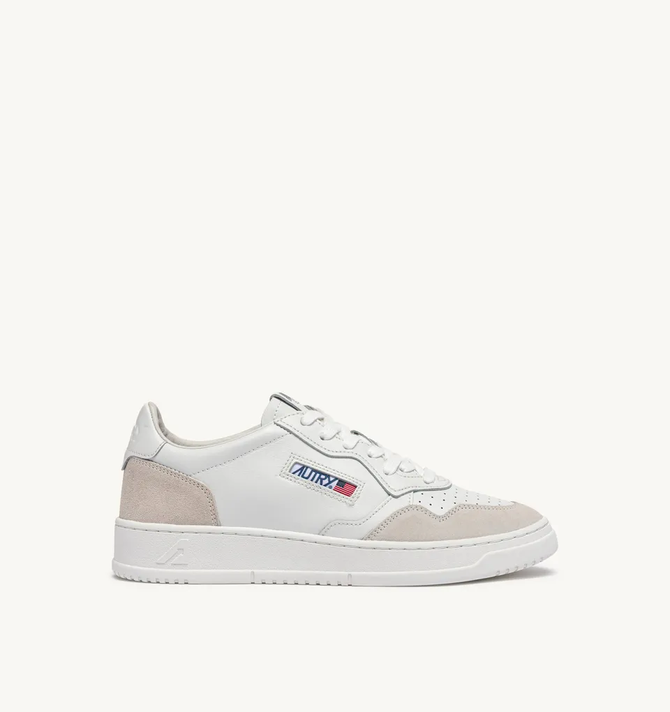 Autry Medalist Low AULM-LS30 sneakers bianco beige pelle