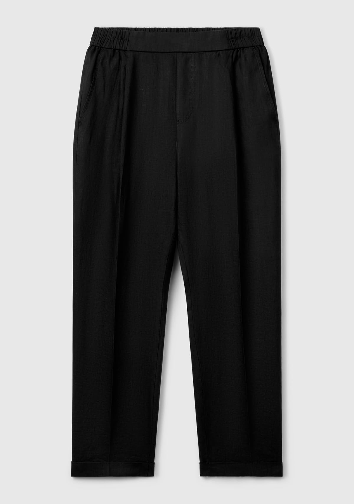 Benetton Pantaloni Donna Regular Nero 100 Tasche