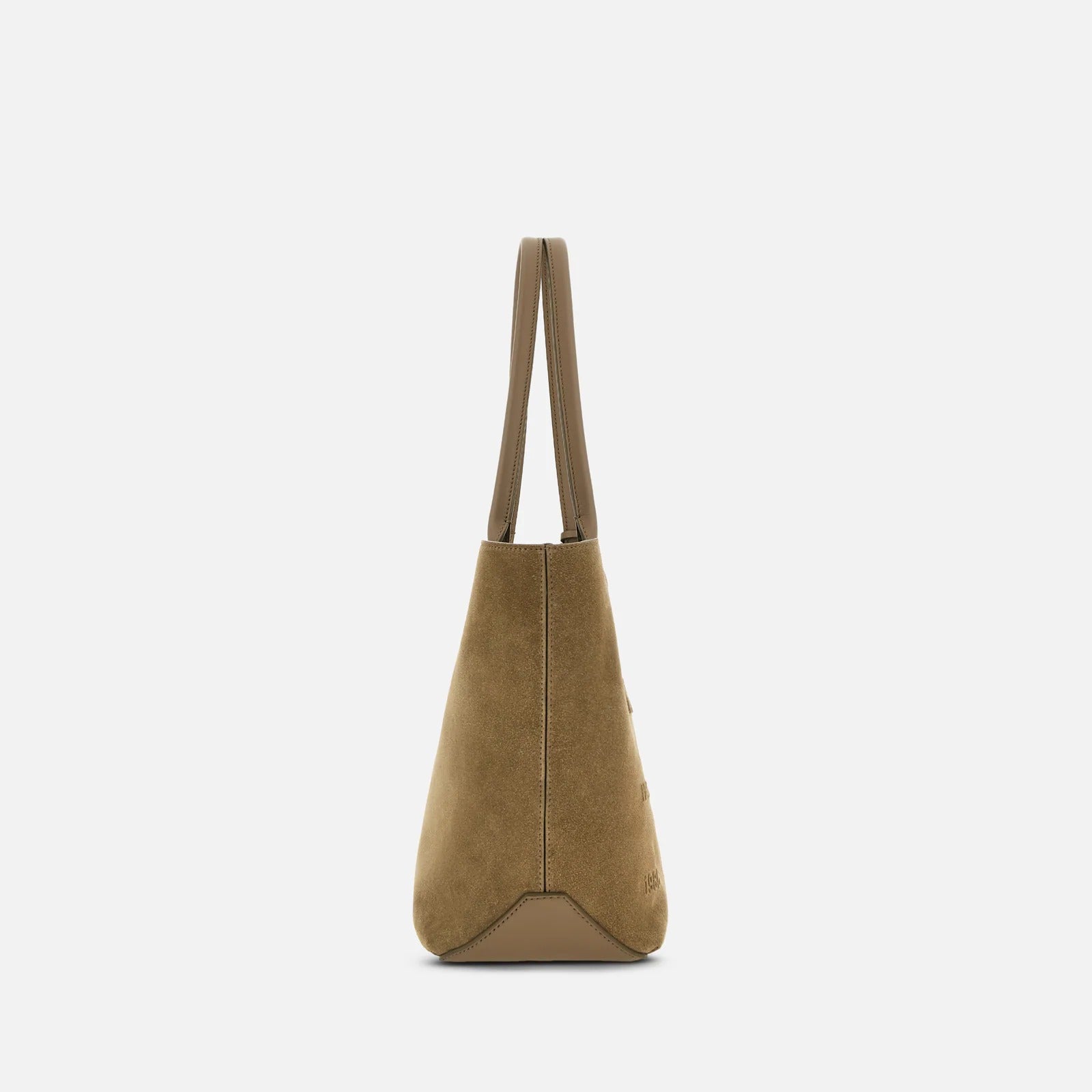 Hogan Address Borsa Shopping Piccola Beige Pelle