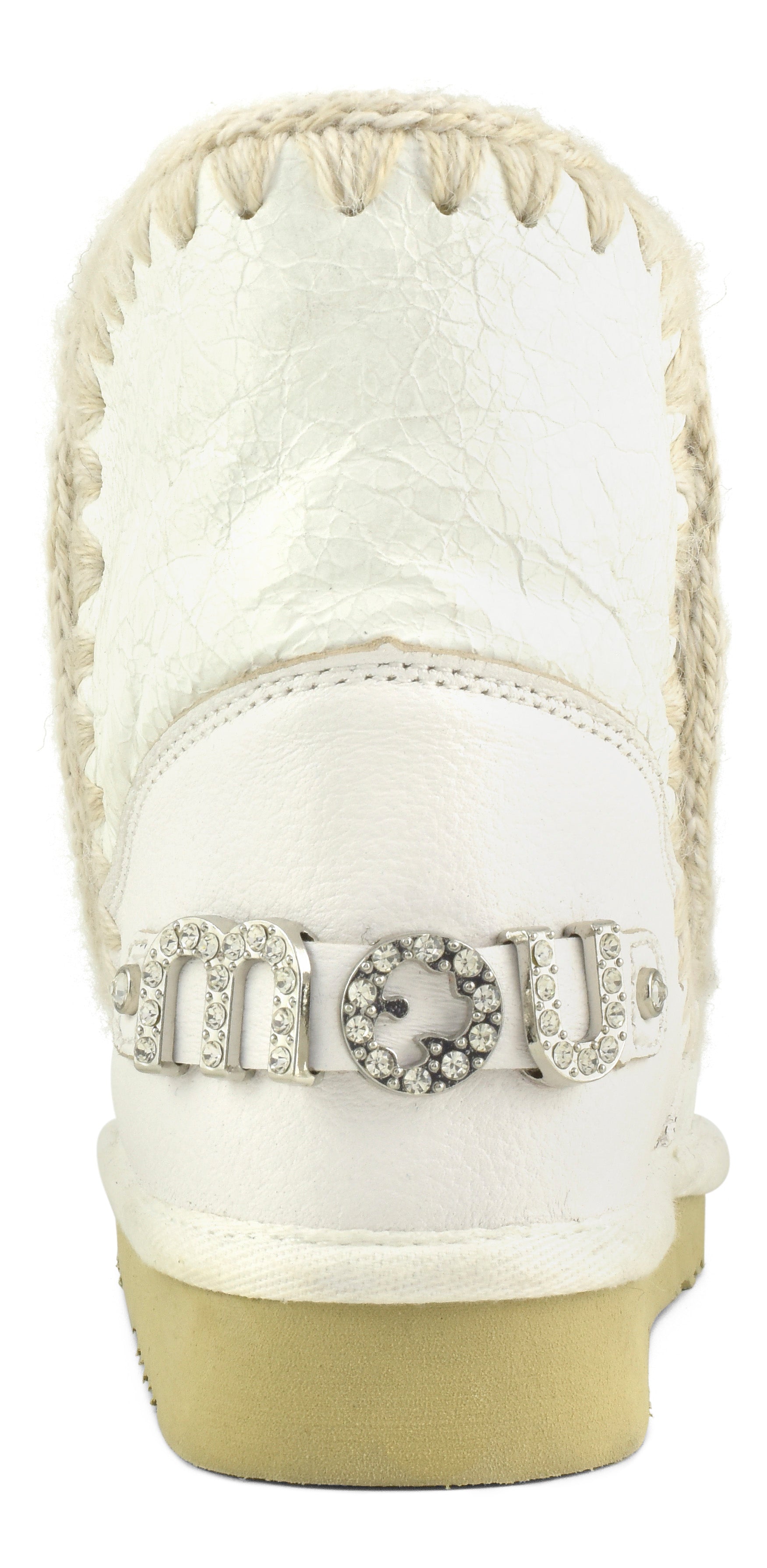 Mou Eskimo 18 FW101036C Stivaletto Montone Waxi White Strass