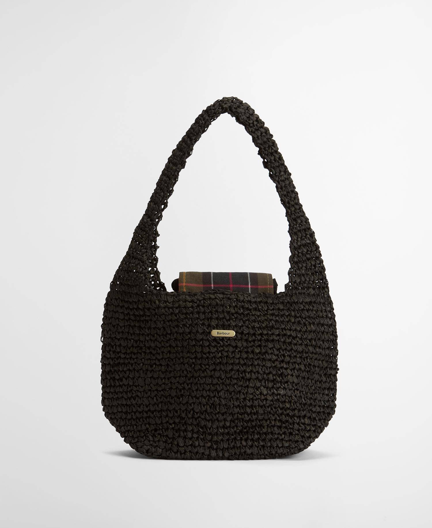 Barbour Lily Soft LBA0466 tote nero rafia donna