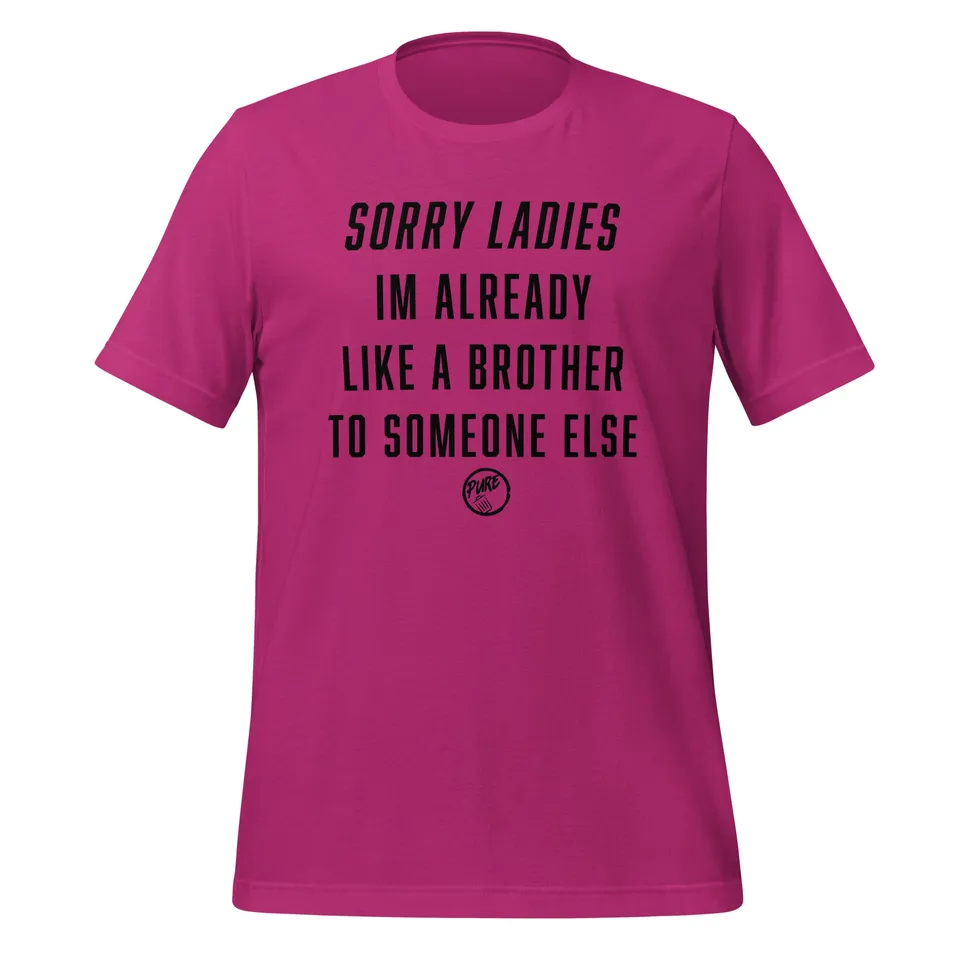 Pure Trash Sorry Ladies t-shirt uomo cotone