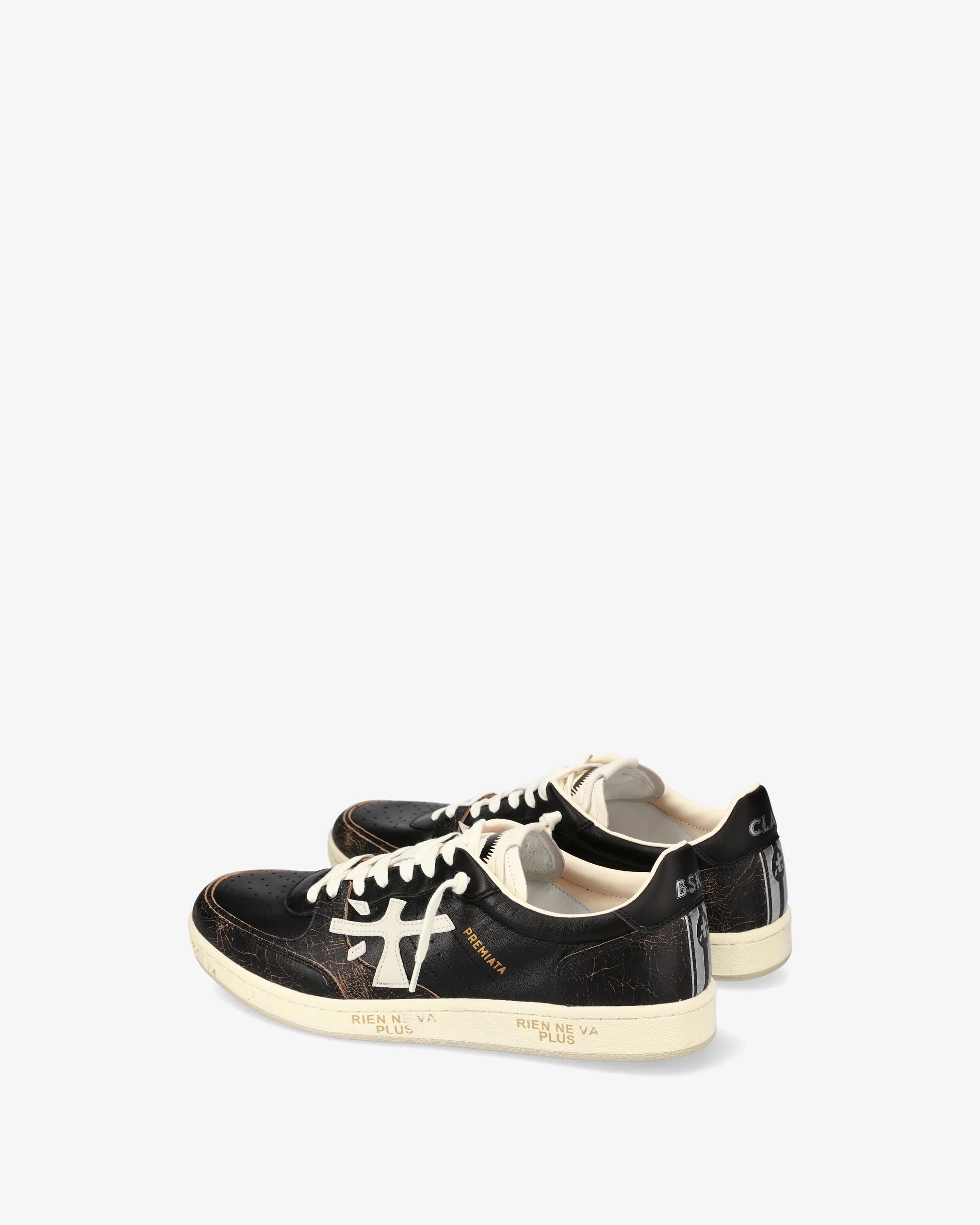 Premiata Bskt Clay 7265 Sneakers Pelle Nero Uomo