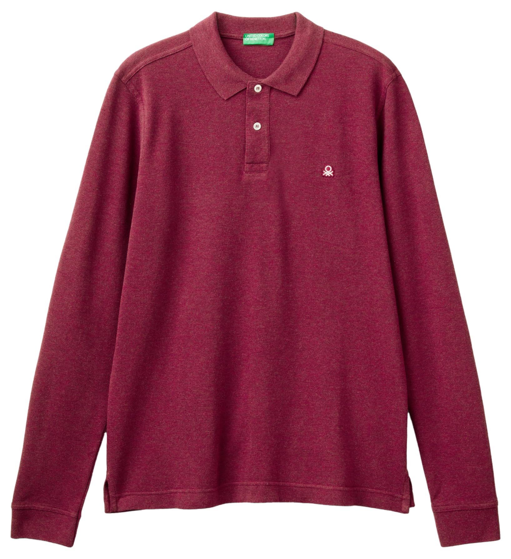 Benetton Polo Uomo Cotone Organico Melange L
