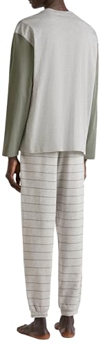 United Colors of Benetton 30964p02u pigiama uomo M grigio