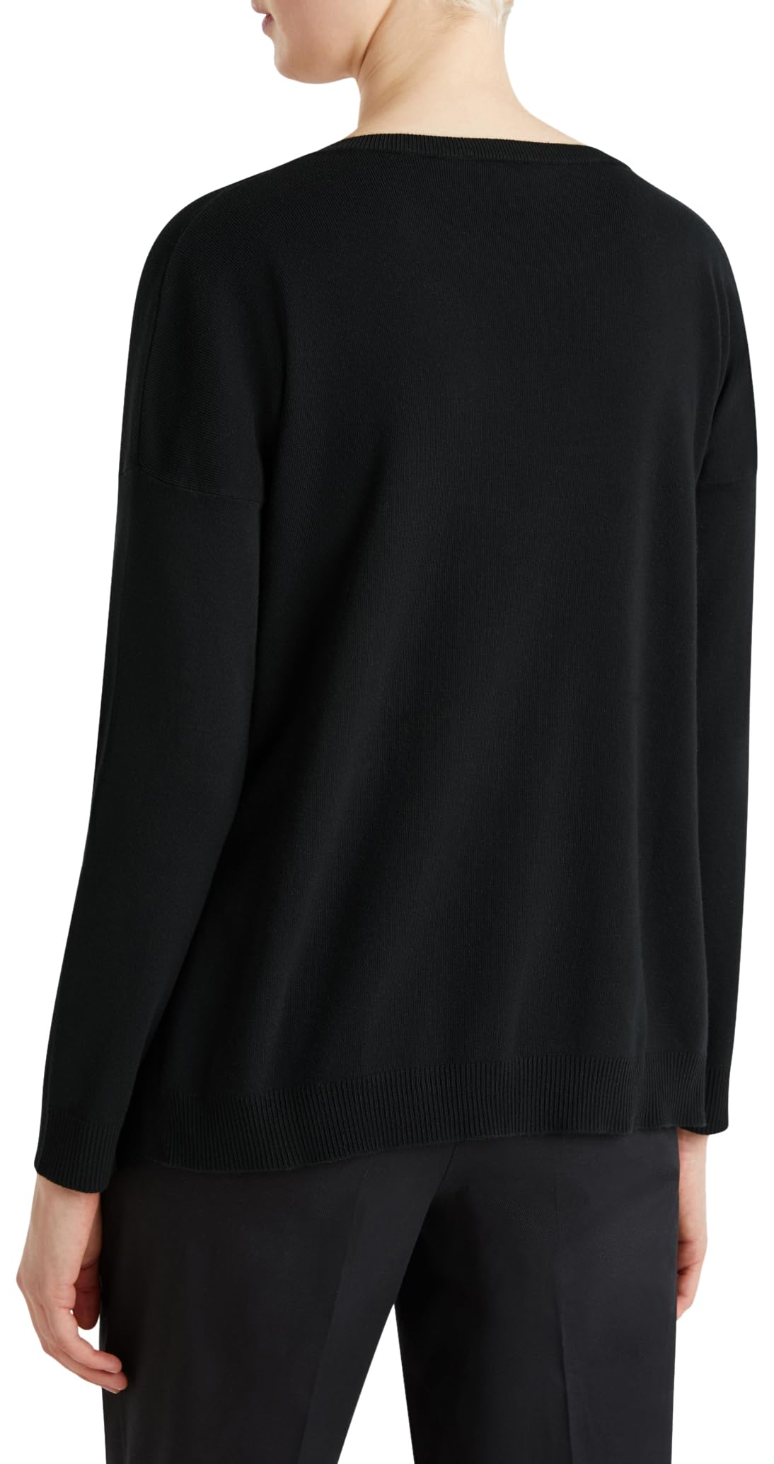 Benetton Maglia 1091d10d7 Maglione Donna Nero Costina