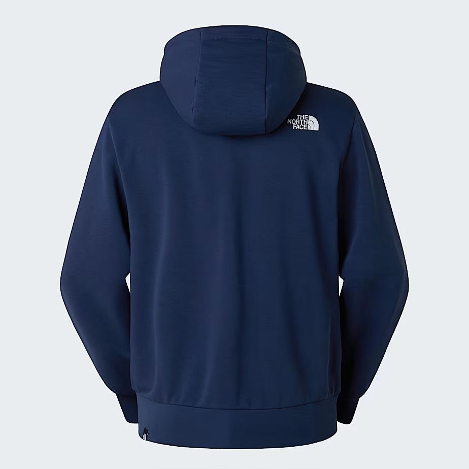 The North Face Simple Dome NF0A8GQ7 felpa navy zip