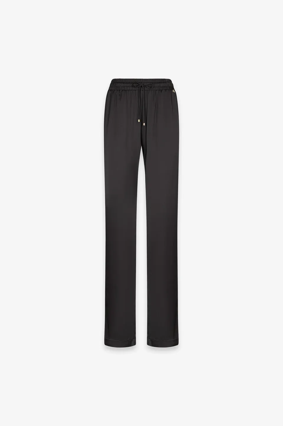 Gaelle Paris GAABW09909 pantalone nero in raso